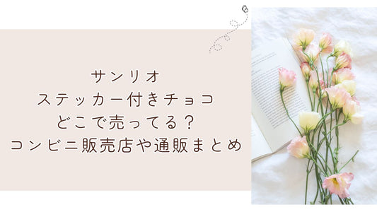 サンリオ ステッカー付きチョコ どこで売ってる? コンビニ販売店や 通販まとめ