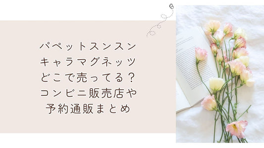 パペットスンスンキャラマグネッツどこで売ってる?コンビニ販売店や予約通販まとめ
