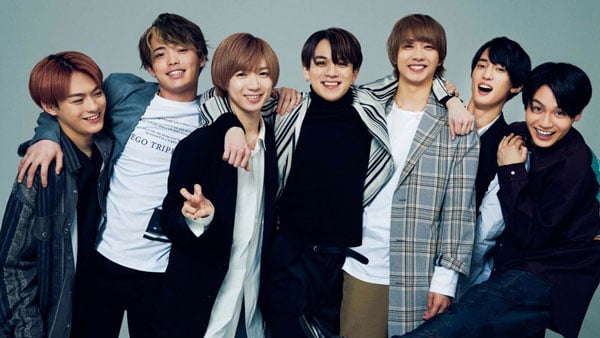 Travis Japan(トラビスジャパン)メンバーの川島如恵留, 七五三掛龍也, 吉澤閑也, 宮近海斗, 中村海人, 松倉海斗, 松田元太