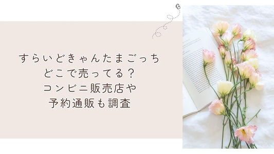 すらいどきゃんたまごっちどこで売ってる？コンビニ販売店や予約通販も調査