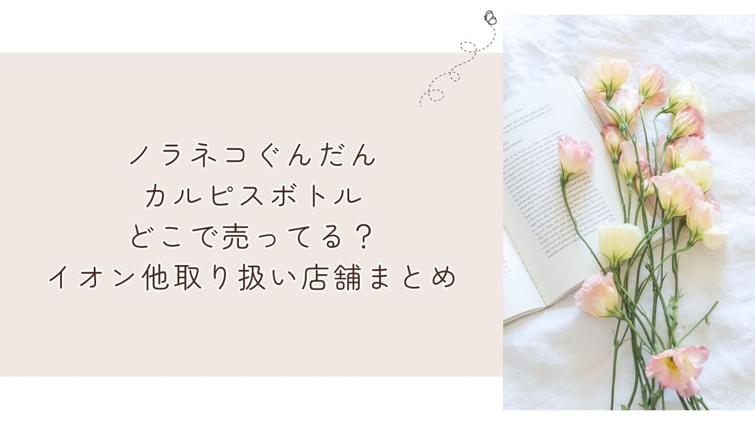 ノラネコぐんだんカルピスボトルどこで売ってる？イオン他取り扱い店舗まとめ