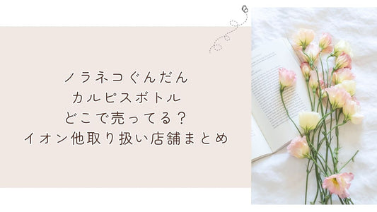 ノラネコぐんだんカルピスボトルどこで売ってる？イオン他取り扱い店舗まとめ