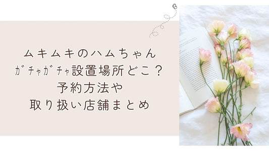 ムキムキのハムちゃんｶﾞﾁｬｶﾞﾁｬ設置場所どこ？予約方法や取り扱い店舗まとめ